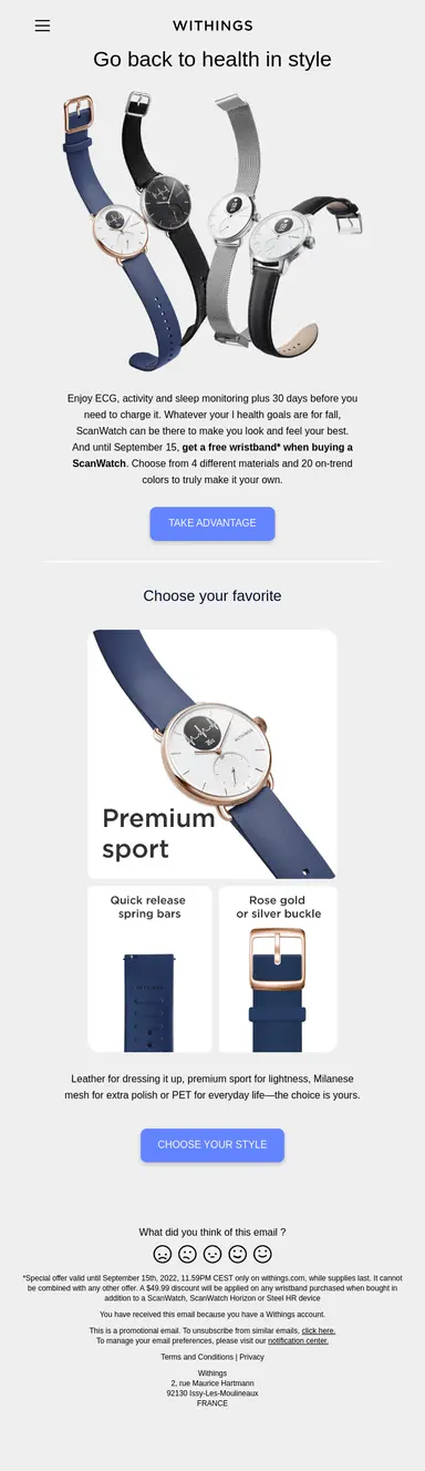 back to health time is here